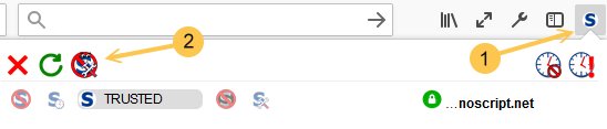 NoScript konfigurieren
